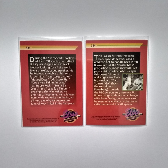 Elvis Presley Vintage Trading Cards 1992 (10) - Picture 8 of 10